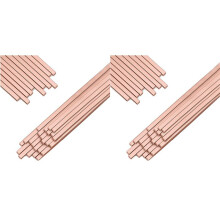 Sticks Brazing Rods, BCuP-5 15% Silver Solder Copper Phosphor Welding Rods Industry Grade 0.050x1/8x10inch 120pcs