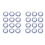 24-Pack Lagerbyteshjul för  Pool Cleaner C60 C-60 180 280 Pool Cleaners Delar 1