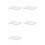 5X  Touchpad Multi-Function Gestures Trackpad Rechargeable Wireless Touchpad for Laptop IOS , White 1