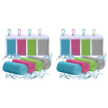 8 Pack Cooling Towels, Breathable Gym Towels Cooling Towels for Neck and Face for Gym Yoga, Camping, Fitness, Running