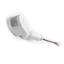 3X LED Ljus Rörelsesensor Strömställare PIR Infraröd Detektor Automatisk Rörelsedetektor Auto på Av Utomhus, 12V Vit