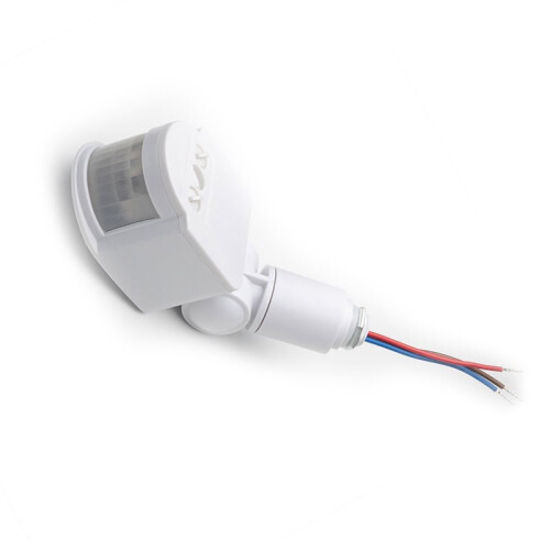 3X LED Light Motion Sensor  PIR Infrared Detector Automatic Movement Detector Auto  Off Outdoor,  12V White