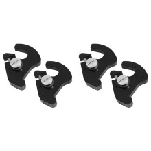 4x Detachable Rotary Bar Luggage Rack Docking Kit for Touring Road King Street Electra Glide Sportster 883 1200