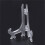 36Pcs 3 Inch Plastic Easels or Plate Holders Display Dinner Plate (Transparent) 7