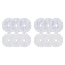 6X Almofadas de Esfregão de Reposição Reutilizáveis Compatíveis com 3115 SpinWave Hard Floor Expert Vácuo Molhado e Seco