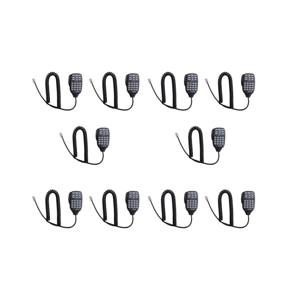 10X Hm-133 Mic Speaker Handheld Shoulder Mic For Radio Ic-207H Ic-880H Ic-2820H Ic-E282 Hm-133 Rj-45 Ic-2725E 6032653204997