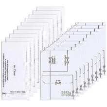 Filters voor Miele stofzuigers, 10 motorbeschermingsfilters en 10 stofzuigerfilters.