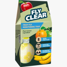 FlyClear Fruit Fly Monitoring Trap 10ml - Plant-Based Sticky Trap