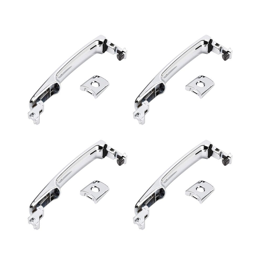 4X Exterior Door Handle With Keyhole For Fx35 Fx45 Murano Rogue 82646-Ca000 80640-Ca012 Front Left Side 6033340119006