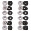 24Pcs Lock Nuts Flange for  9523 Nut Inner Outer Kit Angle Grinder Tool 2 Specifications-Toothless, Toothed 1