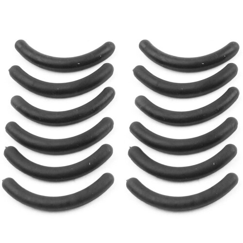 60 Pcs Black Rubber Makeup Tool Eyelash Curler Replacement Pads for Lady 1
