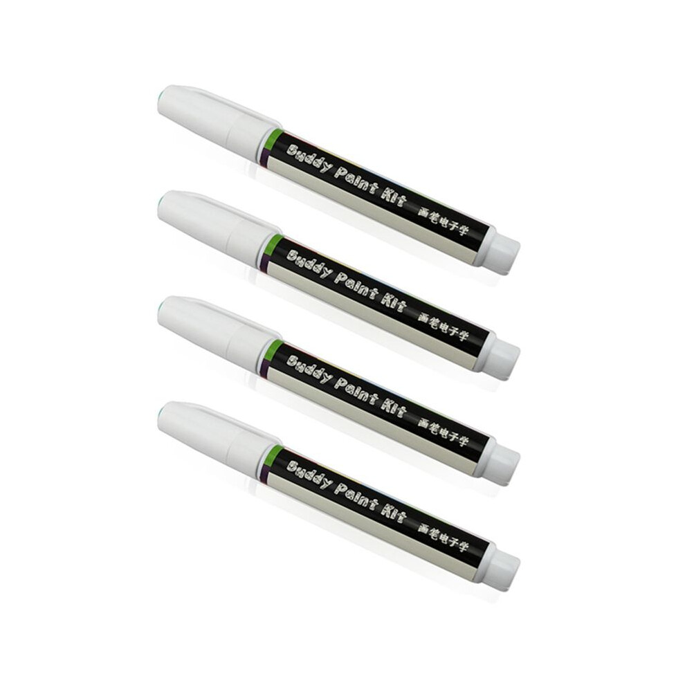4X Conductive Ink Pen Electronic Circuit Draw Instantly Magical Pen Circuit Diy Maker Student Kids(Gold) Gold 6031201008407