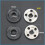24Pcs Lock Nuts Flange for  9523 Nut Inner Outer Kit Angle Grinder Tool 2 Specifications-Toothless, Toothed 8