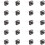 60 Pcs 6x6x5mm Momentary Tactile Tact Push Button  2 Pin DIP Through Hole 1