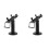 2X Pos Machine Stand 360 Degree Rotating Display Stand Safety Bracket Flexible Adjustable Pos Claw Stand 1