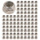 300pcs M2 Zinc Plated Self-Locking Nylon Insert Hex Lock Nuts 1
