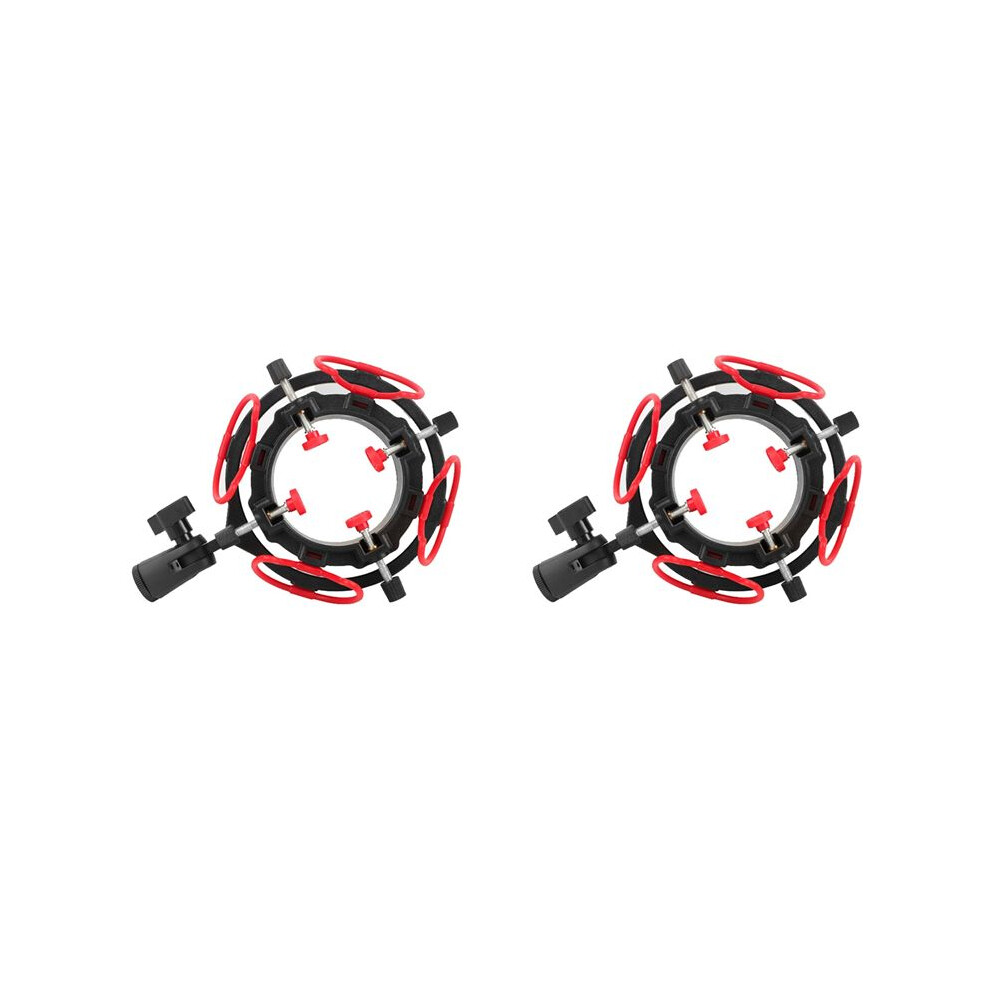Photos - Other for Computer 2X Universal Microphone Shock Mount Adjustable Microphone Stand for All Microphones Size At 18mm-57mm