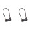 2X Luggage Locks, 4-Digit Security Suitcase Locks, Combination Padlock for Suitcases Flexible Cable Travel Lock 2