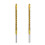 2pcs 4mm Titanium Coated Drill Bit Spiral Jagged Saw Drill Bit Composite Drill Bit Twist Drill Bit 1