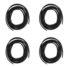 4st 16FT/5M Zwarte Lijstwerk Rubberen Strip Autodeur Krasbeschermer Randbescherming
