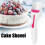 2pcs Cake Batter Distribution Scoop, One-Touch Sliding Button Dispenses Batter, Home Batter Dispenser Baking Tool 5