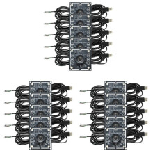 15 Peças Módulo de Câmera de 100 Graus 1MP OV9732 1280X720 USB Driver Grátis Foco Manual, com Cabo de 2 Metros para Winxp/7/8/10