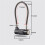 2X Luggage Locks, 4-Digit Security Suitcase Locks, Combination Padlock for Suitcases Flexible Cable Travel Lock 8