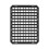 2X Bilstolsrygg Molle Panel, Molle Panel Organizer för Bil, SUV-Lastbil, Utrustning Modular för EDC Pouch Tool Accessories 2