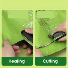 2X Bag Sealer , 2 in 1 Bag Sealer Heat Sealer with Cutter, Portable Handheld Bag Resealer Machine