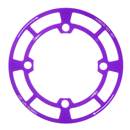 Bicycles Chainring Shield Chainring-P urple 32T 34T 36T
