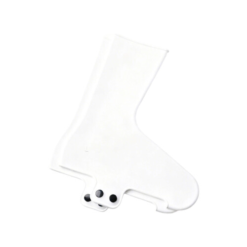 Couvre-chaussures de cyclisme imperméables,-Blanc L