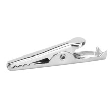Braçadeiras Crocodilo de Metal Crocodilo com 400 Peças Tom de Prata