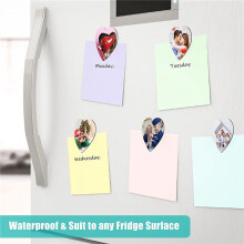 60 Unidades de Imanes de SublimacióN en Forma de CorazóN en  para Boda, DíA de San ValentíN, Imanes para Refrigerador, CorazóN de Amor,