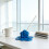 Modern 3D Printed Writing Tool Rack Pencil Support-Blue 7