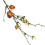 Ramas artificiales de granada naranja de 26 cm 2