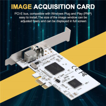 3X PCIE-Erweiterungskarte PCIE Zur AV-Überwachung HD 640X480 Auflösung Videoaufnahmekarte Bildaufnahmekarte