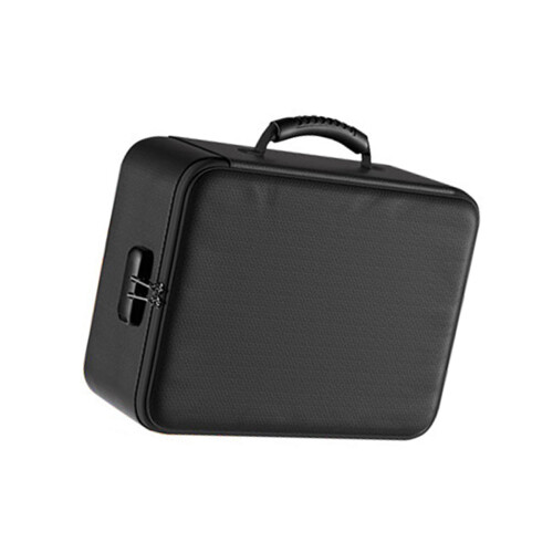 36x27x10cm Waterproof Fireproof File Box Perfect For-Black