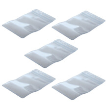 250 Pcs Clear Plastic Vertical Name Tag Badge ID Card Holders