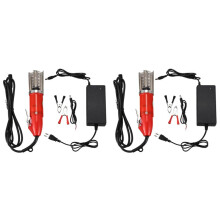 2X 120W Raschietto Elettrico Impermeabile per Pesci Raschietto Scalpelli da Pesca Puliti Easy Fish Stripper Remover Cleaner Strumento Adattatore di