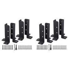 8Pcs Adjustable Deck Post Anchor Base Brackets Fence for Pergola Fence Railing Mailbox Pavilion Garden Tool