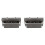 2X Meats Press Tool Pressing Tool Kitchen Cooking Tool,Stainless Steel,Rectangle,Forming Tool for Homemade,Beef Brick 1