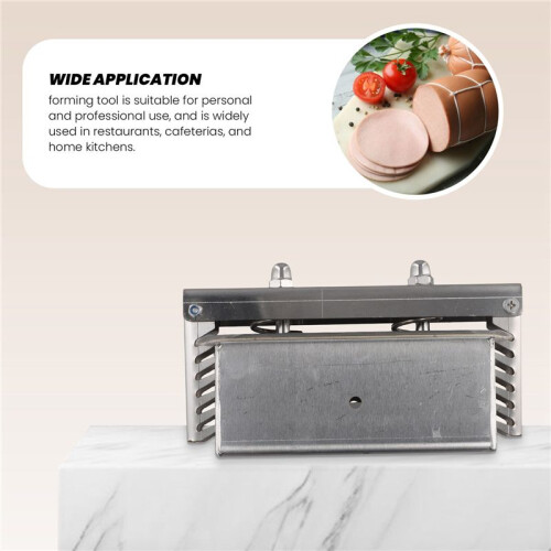 2X Meats Press Tool Pressing Tool Kitchen Cooking Tool,Stainless Steel,Rectangle,Forming Tool for Homemade,Beef Brick 1