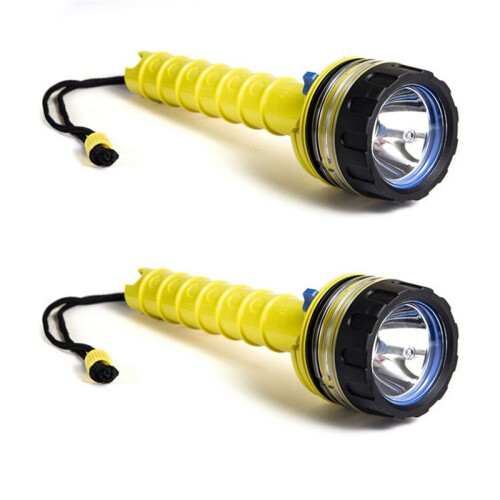 2X Diving Flashlight Deep Diving Strong Light Waterproof Flashlight LED Professional Diving Light Remote Fishing Light 1