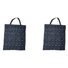 2X Versatile Roll- Key Storage Box, Portable Storage Box, Holds 40 Keys, Security Hook, Safetys Hook Bag