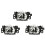 3X 68280607AC,53431276,68280608AC Front Engine Lock Hood  Catch for  Compass 2017-2021 1