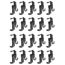 20Pcs Brick Clips,Heavy Duty Wall Brick Clips or Brick Hangers,Brick Hangers No Drill Pure Metal Screws