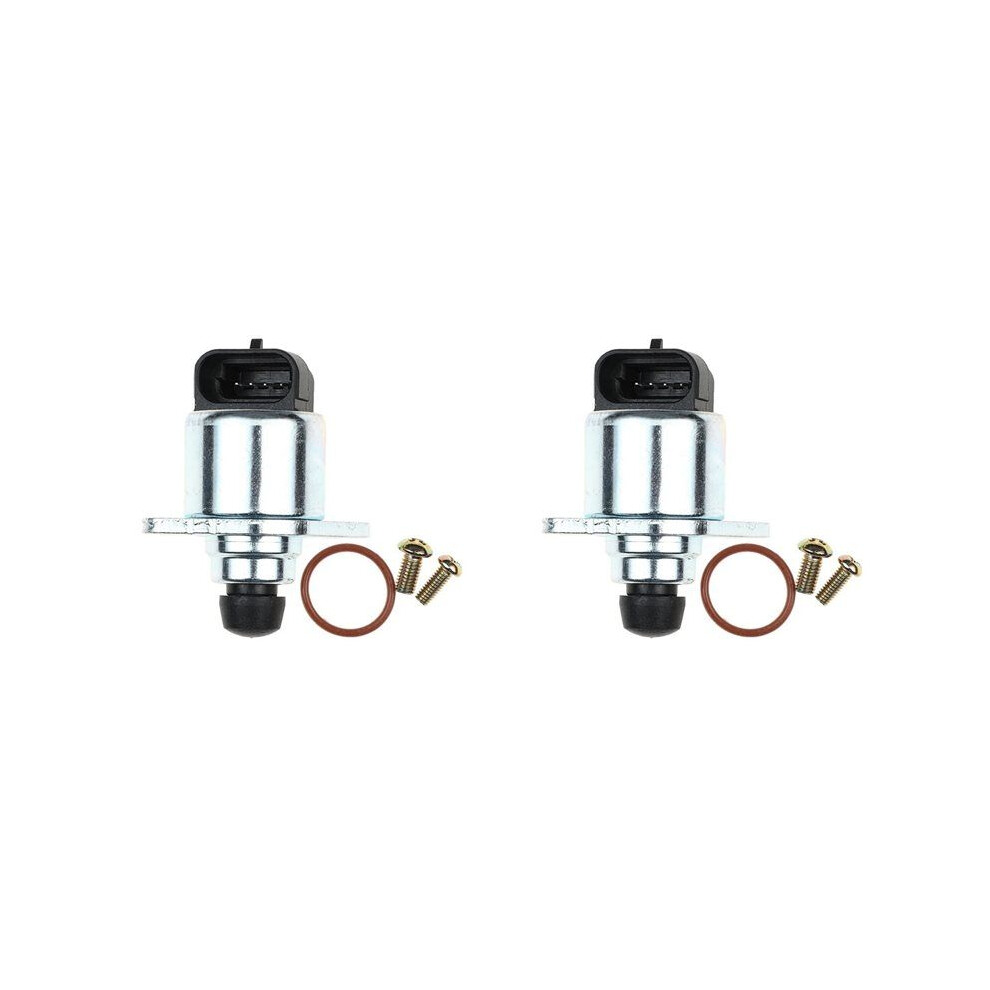 2X Idle Air Control Valve For Penta 4.3 5.0 5.7 L Gi Gxi 3843750 3843751 3857696 Silver/Black 4714025238558