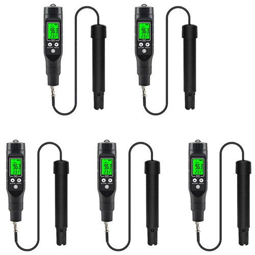 5X   Dissolved Oxygen Meter,Portable 0.0-30Mg/L Dissolved Oxygen Meter Range,Dissolved Oxygen Test Kit