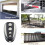 4x Remote Control for Automatic Gate Opener -433.92 MHz Electric Rolling Driveway Security Kit with Backup Keys 9