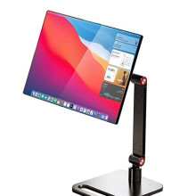 2X Monitor Stand Quick-Release Mount Aluminum Alloy Desktop Stand for 17-25 Inch Monitor Holder Support Bracket